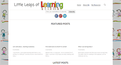 Desktop Screenshot of littleleapsoflearning.com